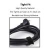 50 Pack Reusable Fastening Cable Straps and Cable Ties Set, Adjustable Multi-Purpose Hook Loop Securing Straps with Buckle, to Keep Cords Organized and Tidy - 10Inch view 2