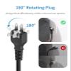 2 Prong Surge Protector Power Strip with 10ft Extension Cord & NTONPOWER 2 Prong Power Strip, 1875W/15A 2 Prong Extension Cord 10ft, 3 Outlets & 2 USB A & 2 USB C view 3