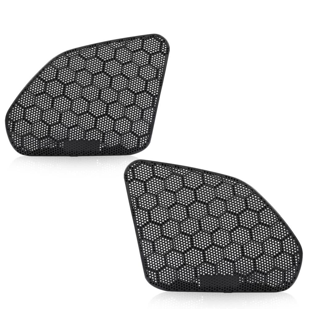 CHEDA Pair Motorcycle Speaker Guard Cover Compatible with Honda GL1800/A Goldwing 2001 2002 2003 2004 2005 64242-MCA-000, 64246-MCA-000