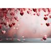 CRTPOD 10x7ft Valentines Day Backdrop for Photography Pink Hearts Tree Background for Wedding Anniversary Party Decor Bridal Shower Banner Mothers Day Photoshoot Studio Props view 1