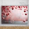 CRTPOD 10x7ft Valentines Day Backdrop for Photography Pink Hearts Tree Background for Wedding Anniversary Party Decor Bridal Shower Banner Mothers Day Photoshoot Studio Props view 2