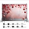 CRTPOD 10x7ft Valentines Day Backdrop for Photography Pink Hearts Tree Background for Wedding Anniversary Party Decor Bridal Shower Banner Mothers Day Photoshoot Studio Props view 3