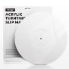 Facmogu 3mm White Acrylic Turntable Slipmat, 12In Vinyl Record Player Mats, Antistatic & Anti Vibration Record Platter Slip-Mat, Phonograph LP Record Mat, Reduce Noise & Tighter Bass Quality Slipmat view 1