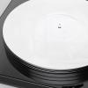 Facmogu 3mm White Acrylic Turntable Slipmat, 12In Vinyl Record Player Mats, Antistatic & Anti Vibration Record Platter Slip-Mat, Phonograph LP Record Mat, Reduce Noise & Tighter Bass Quality Slipmat view 2