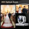 DAIPU PTZ Camera 20X Optical Zoom 60fps HDMI USB SDI LAN PoE AI Auto Tracking PTZ Conference Camera for Church Live Streaming Video Conference Event Education Broadcast with Youtube Facebook Live Zoom view 4