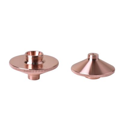 Startnow WSX Nozzle Laser for Precitec Fiber Laser Cutting Machine Head Double Layer Jet Caliber 1.0 1.2 1.5 2.0 3.0 4.0 5.0mm Nozzles Spare Parts (WSX-YG-D 1PC, 1.6mm)