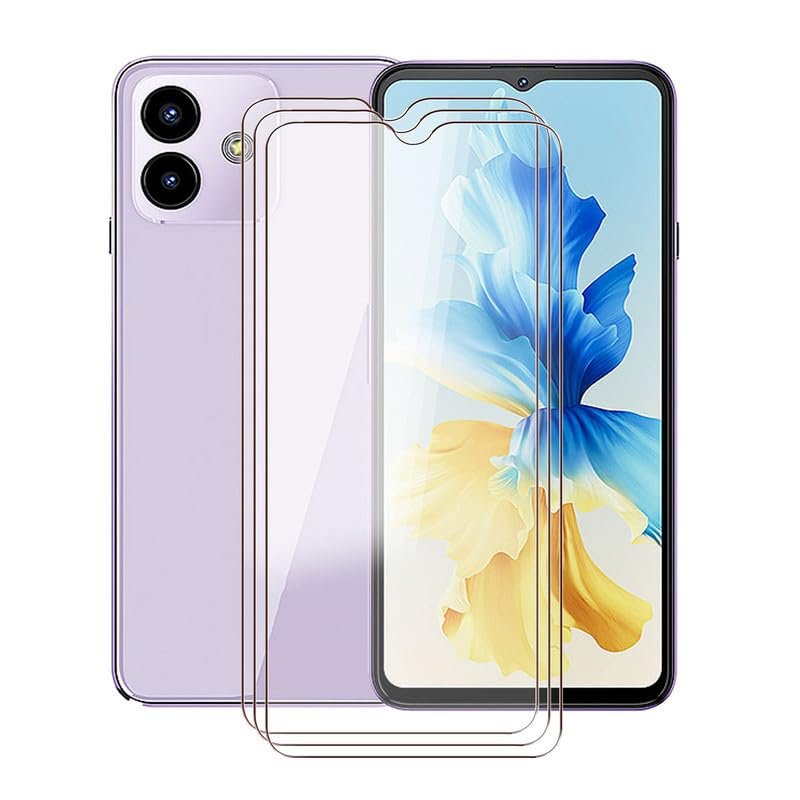 ZXLZKQ for Cubot Note 40 Tempered Glass Screen Protector, [3 Pack] 9H Hardness Protective Film for Cubot Note 40 (6.56"), High Clear, Anti Scratch, Bubble Free Tempered Glass Film