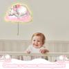 Aurelema Elephant Night Light Wall Lamp Sleeping Nursery Lighting Cute Floating Battery Operated Hanging Lamp for Baby Boys Girls Bedroom Room Nursery Wall Decorations view 3
