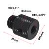 NovelGoal 1/4 Conversion Screws Photography Accessory Screws for Motorcycles with 1/4 Screws and M10 Holes Motorcycles Anti-micros, etc. view 4