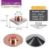 Startnow Laser Cutting Nozzle for Raytools Empower Head D32mm Fiber Laser Nozzle Double Single Layer 1.0 1.2 1.5mm (S32-A-15-S 1 PCS, Caliber 4.0mm) view 4