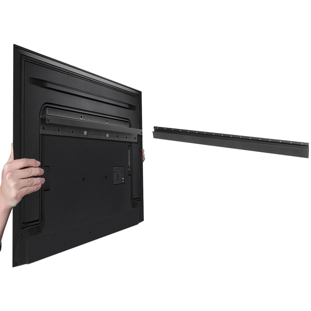 AENTGIU 2-Pairs Studless Drywall TV Wall Mount, Universal Low Profire TV Bracket Hanger for 32-75 inch Flat Screen TVs, No Stud, No Drill, No Anchors, Easy Install with All Hardware