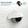 HOMSFOU Outdoor Camera Protector Cover Security Camera Rain Shield Uv Sun and Weather Resistant Protective Housing with Large Viewing Window for Outdoor 11.4X8.3X5.1 Inches view 2