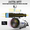 SVBONY SV550 APO Telescope, Bundle with SV211 Dovetail Base 203mm, Convenient to Carry Telescope and Install The Guide Scope view 3