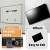 AENTGIU 4-Set Studless Drywall TV Wall Mount, Heavy Duty Slim TV Bracket Hanger for 32-75 inch Flat Screen TVs, No Stud, No Drill, No Anchors, Easy Install with All Hardware Included view 4