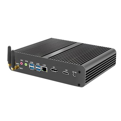 msecore Fanless Mini PC, Desktop Computer with Core i7-1165G7, 32G DDR4 RAM, 1T NVME SSD, 4K, 1*HDMI, 1*DP, VESA, Windows 11 Pro