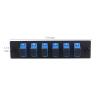 fyboptwu 6-Port SC UPC SM Fiber Patch Panel with 6 Simplex Adapters, 2pcs view 2