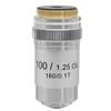 Microscope Accessories Kit 4X 10X 20X 40X 60X 100X Achromatic Objective Lens 195 Mm Conjugate Distance for Biological Microscope 160/0.17 Microscope Slides (Color : 100X) view 1