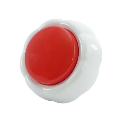 XLW 16Min Voice Recording Button, 16MB Dog Buttons Talk for Communication Pet Training Buzzer, Record, Playback for Stuffed Animals, Funny Presents Study Office Home-Red.