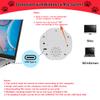 XLW 16Min Voice Recording Button, 16MB Dog Buttons Talk for Communication Pet Training Buzzer, Record, Playback for Stuffed Animals, Funny Presents Study Office Home-Red. view 2