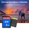 INDMEM 2GB SD Card, 10 Packs Class 4 2GB Flash Memory Card MLC Standard Secure Digital Cards Camera Card view 4