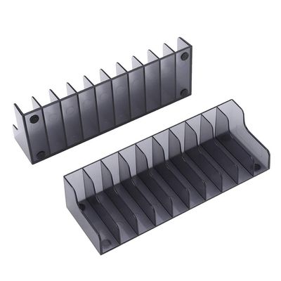 QANYEGN 2Pcs Game Card Box, ABS Large Capacity DVD Storage Shelves, CD Storage Bracket for SLIM PRO