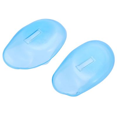 Ciieeo Silicone Ear Covers 1 Pair for Hair Dyeing and Heat Protection Waterproof Ear Shields for Bathing and Hair Perm Reusable Protectors for Salon and Home Use