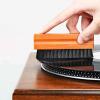 Ankexin Vinyls Record Cleaning Brush Anti Static Velvet LP Cleaner Remove Dust Dirt & Debris Anti Static Design view 2