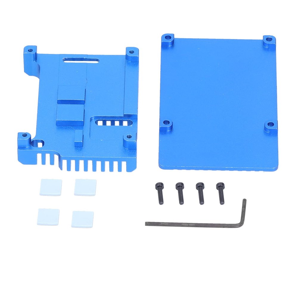 Enclosure for 4 B Heat Dissipation Shell Microcomputer Accessories with Large Cooling Area, Easy Installation