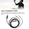 Gavigain Headphone Sound Cable Type C to MMCX Professional Replacement Cable Detachable Earphones Cable for SE215 315 535 846 Type C Headphone Cable Headset Audio Cable view 3