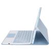Keyboard Case for Samsung Galaxy Tab S9 FE 10.9 Inch, Soft Cover with Magnetically Detachable Wireless Bluetooth Keyboard,Blue with touchpad view 4