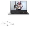 BoxWave Stand and Mount Compatible with Hasee Ares Z7-CT7GK - Pocket Aluminum Stand 3-in-1, Portable Multi Angle Viewing Riser - Metallic Silver view 1