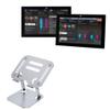 BoxWave Stand and Mount Compatible with Allen Bradley VersaView 6300P (18.5 in) [16:9 Aspect Ratio] - Executive VersaView Laptop Stand, Ergonomic Adjustable Viewing Angle Metallic Riser view 1