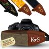 Art Tribute Custom Brown Jeans Camera Strap - Add Your Text and We Make It Especially For You Get Your Own Personalized Gift Camera Strap, No Shipping Cost! view 1