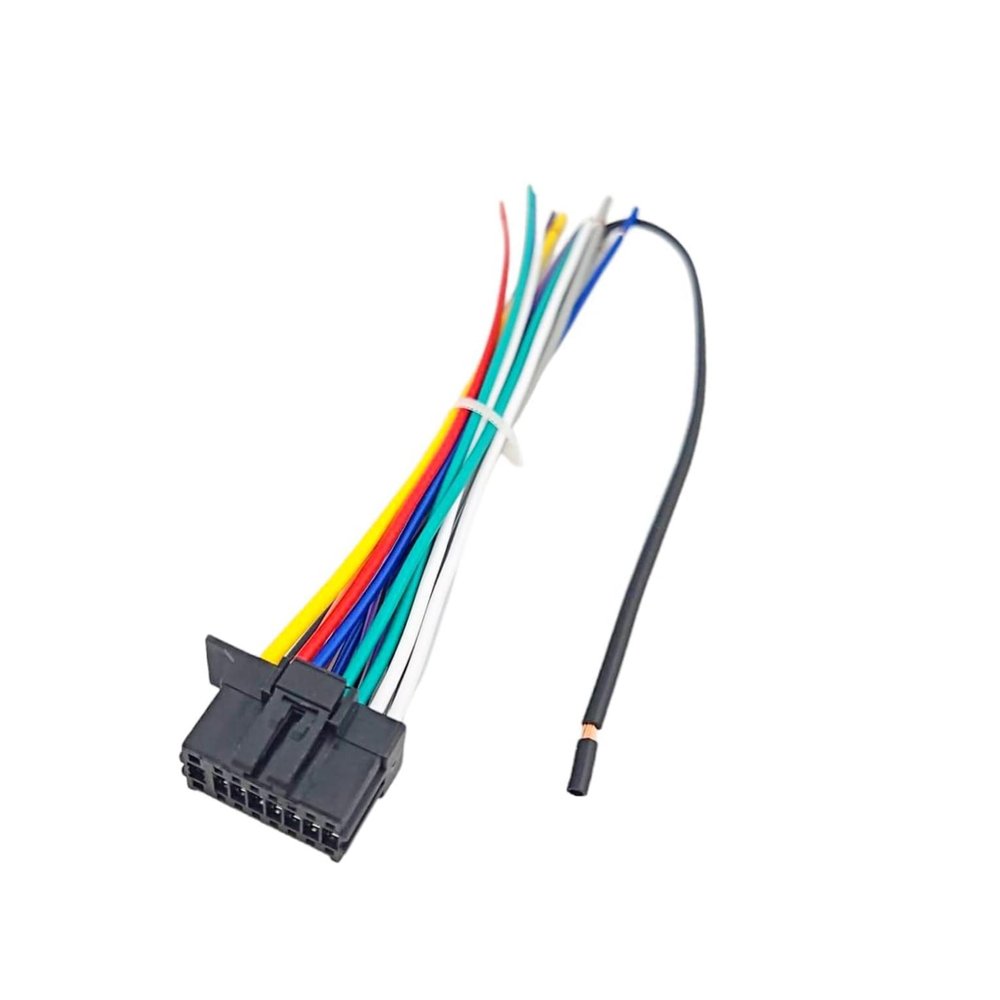 Goodsby Harness Wire Replacement For JVC Car Radio KD-R490 KD-R790BT KD-SR86BT KD-SX24BT KD-SX26BT KD-T710BT KD-T910BTS KD-TD71BT KD-X270BT KD-X370BTS KW-R940BTS KW-V140BT KW-V250BT KW-V25BT KW-V350BT