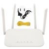 4G LTE Car WiFi Wireless Internet Router 300Mbps Cat 4 High Speed Industry CPE with SIM Card Slot and 4pcs External Antennas, Converts 4G to WiFi Hotspot (US Plug) view 1