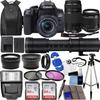 Canon EOS 850D (Rebel T8i) DSLR Camera w/ 18-55mm & 75-300mm III Lenses + 420-800mm Zoom Lens + Wide & Telephoto Lenses + 128GB Memory + Case + Tripod + Filter Kit + Pro Bundle (Renewed) view 1