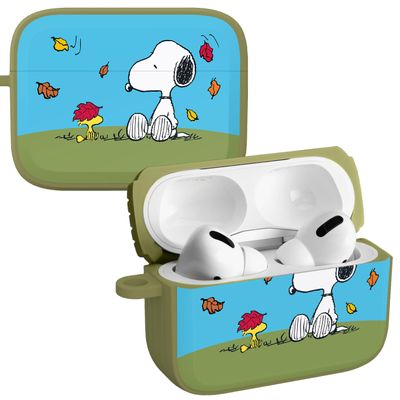 Affinity Bands Peanuts Thanksgiving HDX Case Cover Compatible with Apple AirPods Pro 1 & 2 (Fallin Leaves)