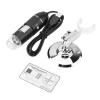 Akozon Digital Microscope Handheld,Digital Microscope Pocket Handheld LED Microscopes,LED Microscope 50X 500X 0.3MP USB Magnifier for Computer with Holder view 1
