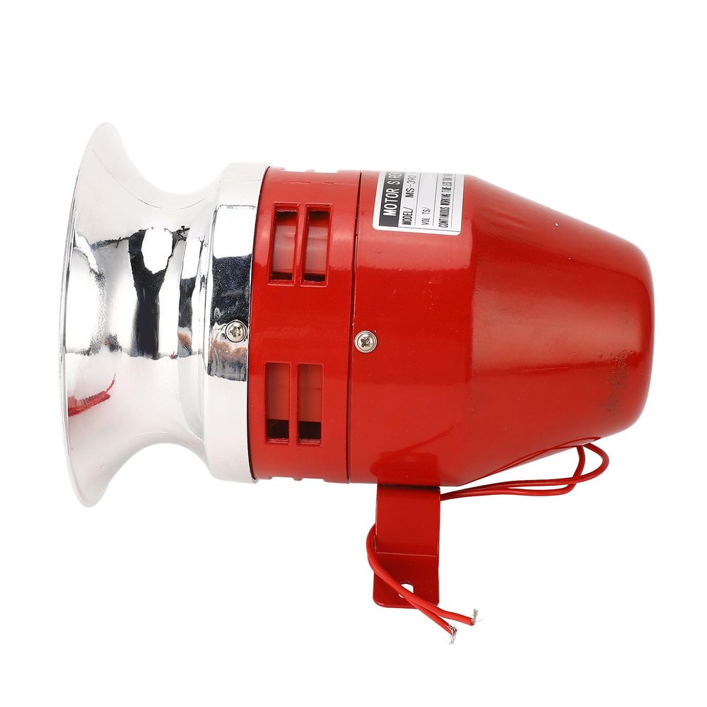 130dB 40W Industrial Alarm Siren with Motor, Excellent Performance, Easy Installation, Protective Cover for Outdoor Port and Security Systems (AC110V)