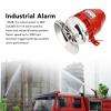 130dB 40W Industrial Alarm Siren with Motor, Excellent Performance, Easy Installation, Protective Cover for Outdoor Port and Security Systems (AC110V) view 2