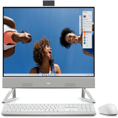 Dell Inspiron 5420 23.8" FHD Touchscreen All-in-One Desktop - 13th Gen Intel Core i7-1355U 10-Core up to 5.0 GHz, 16GB RAM, 1TB NVMe SSD, Intel UHD Graphics, Windows 11 Pro, White