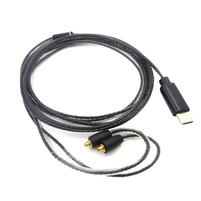 120cm MMCX to USB Type-C Audio Cable Headphone Cable for Shure SE215 SE315 SE535 Headphone