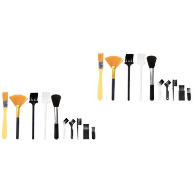 Uonlytech 20pcs Multifunctional Computer Keyboard Brush Soft Bristles for Scratch Cleaning Cleaning Brushes for Electronics Random Color