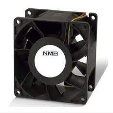 08038PB-A1K-AA-00, AC Fan, Sq 80x38mm, 115VAC 0.07A, 2300RPM, 24CFM, 32dB, 2 Terminals
