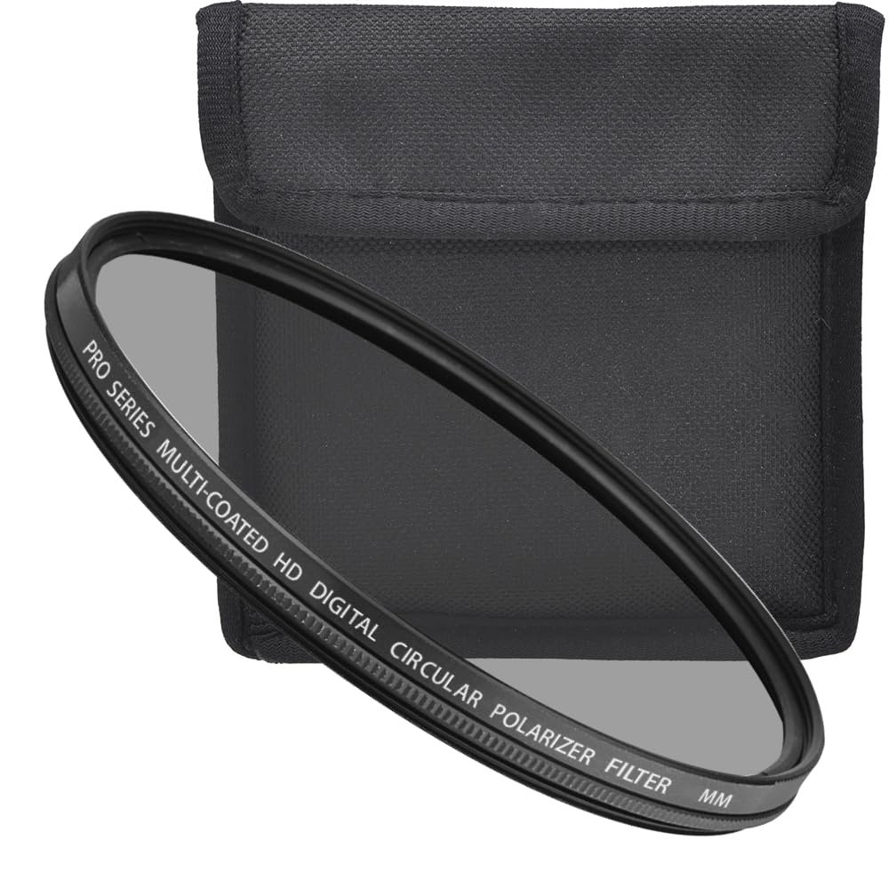 Acuvar 86mm Circular Polarizer Filter Polarizing Filter Multi-Layer Coated Super Slim High Definition CPL Lens Filter Camera Lens Reduce Anti Glare and Reflection for Canon, Nikon, Sony, Cameras