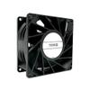 09238RG-24P-GUD-1, DC Axial Fan, 92x92x38mm, 24VDC 0.92A, 141CFM, 22.08W, 61dBA, 1.04" H2O, Tach/PWM, 4wire view 1