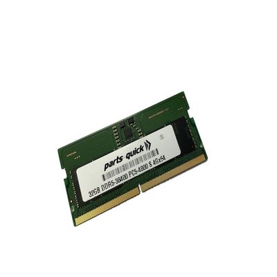 parts-quick 32GB Memory for Dell Precision 3260XE Compact Workstation Compatible DDR5 2RX8 SODIMM 4800MHz RAM