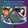 Live Sound Card Voice Changer for Adults Plug and Play Handheld Mini Voice Changer Device Sound Effects Machine with 11 Sound Effects Portable Live Voice Changer Device Digital Voice Recorders view 4