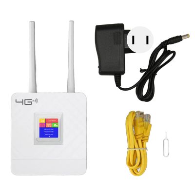 4G LTE Modem Router, Unlocked, SIM Card Slot, 1200Mbps Mesh WiFi, High Gain Antennas (US Plug)