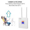 4G LTE Modem Router, Unlocked, SIM Card Slot, 1200Mbps Mesh WiFi, High Gain Antennas (US Plug) view 3